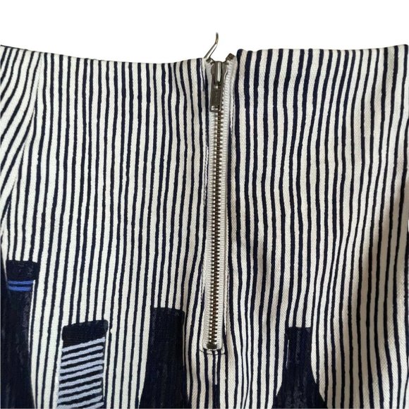 The Top Shelf Party Skirt!! Nic+Zoe Bottles Vessels Pencil Skirt Size 6 - Picture 4 of 7